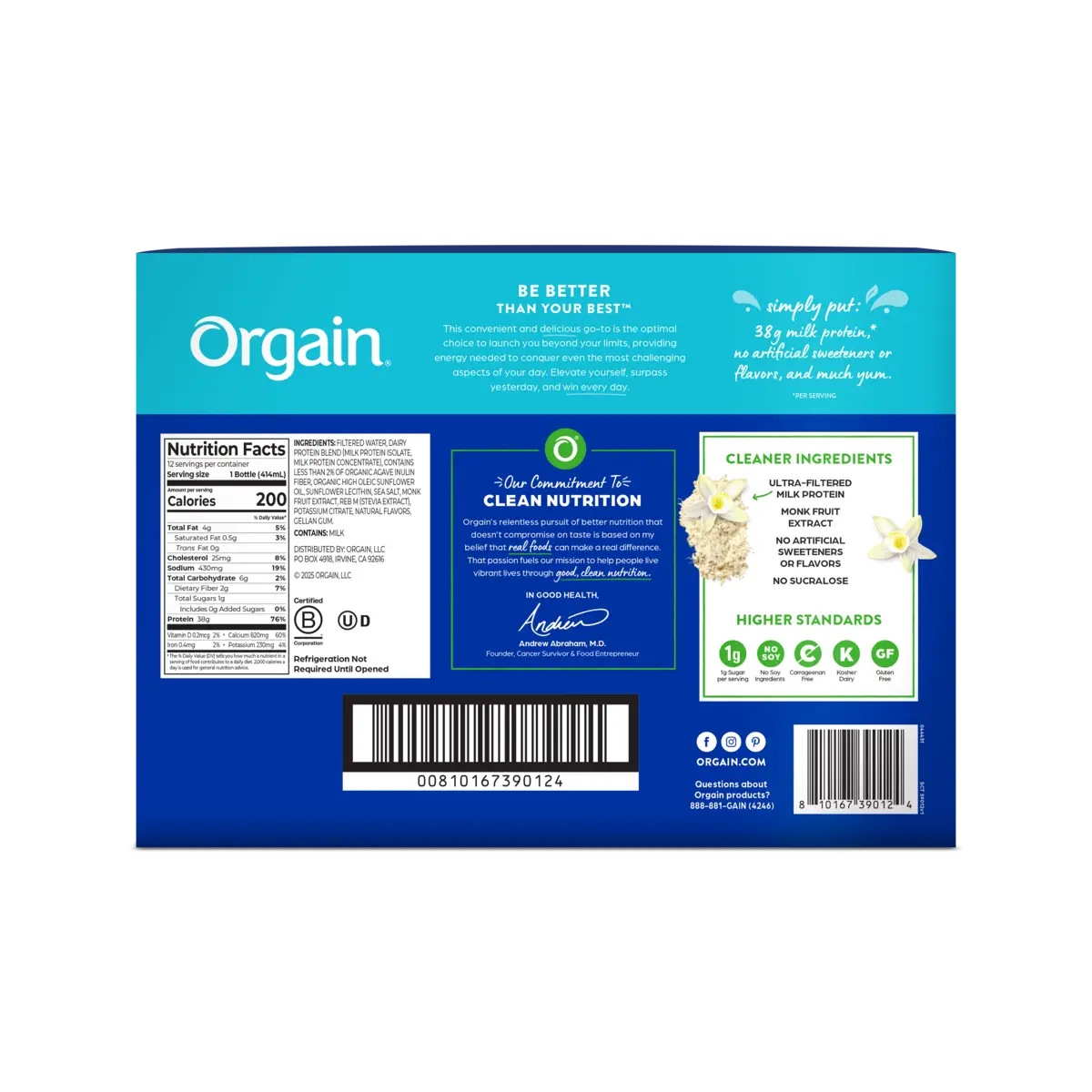 38g Protein Shake - Vanilla Bean - Image 7