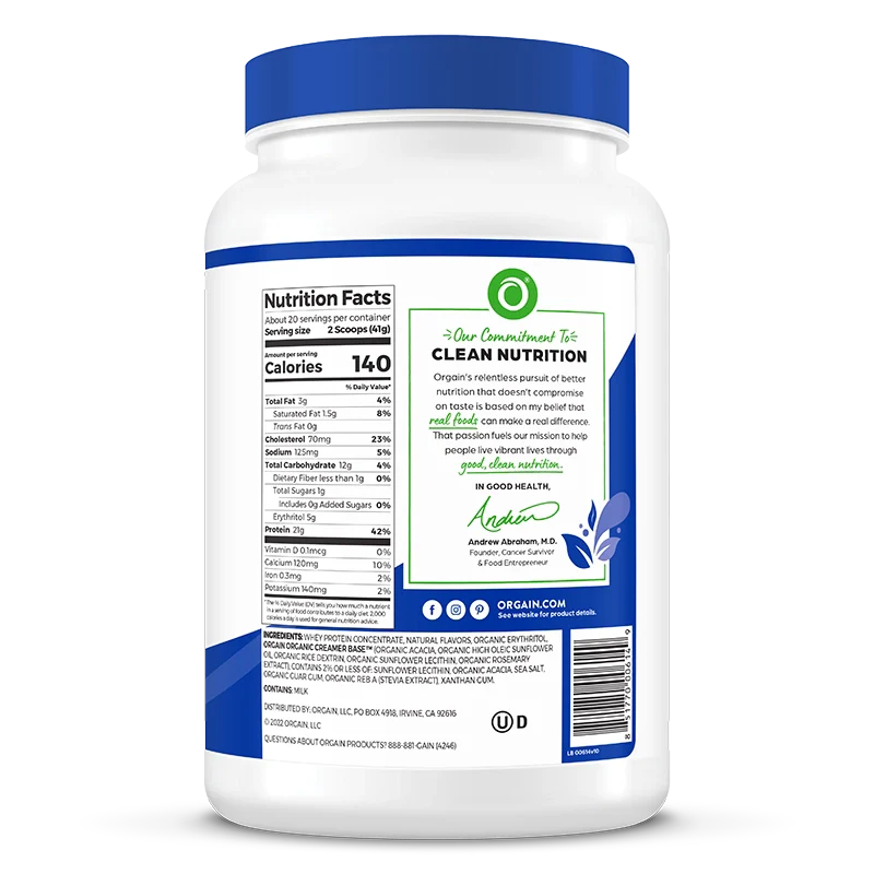 Grass Fed Whey Protein Powder - Vanilla Bean - Image 4