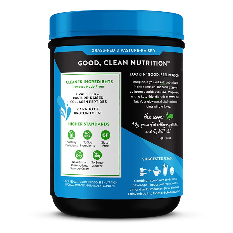 Keto Collagen Protein Powder - Chocolate - Image 3